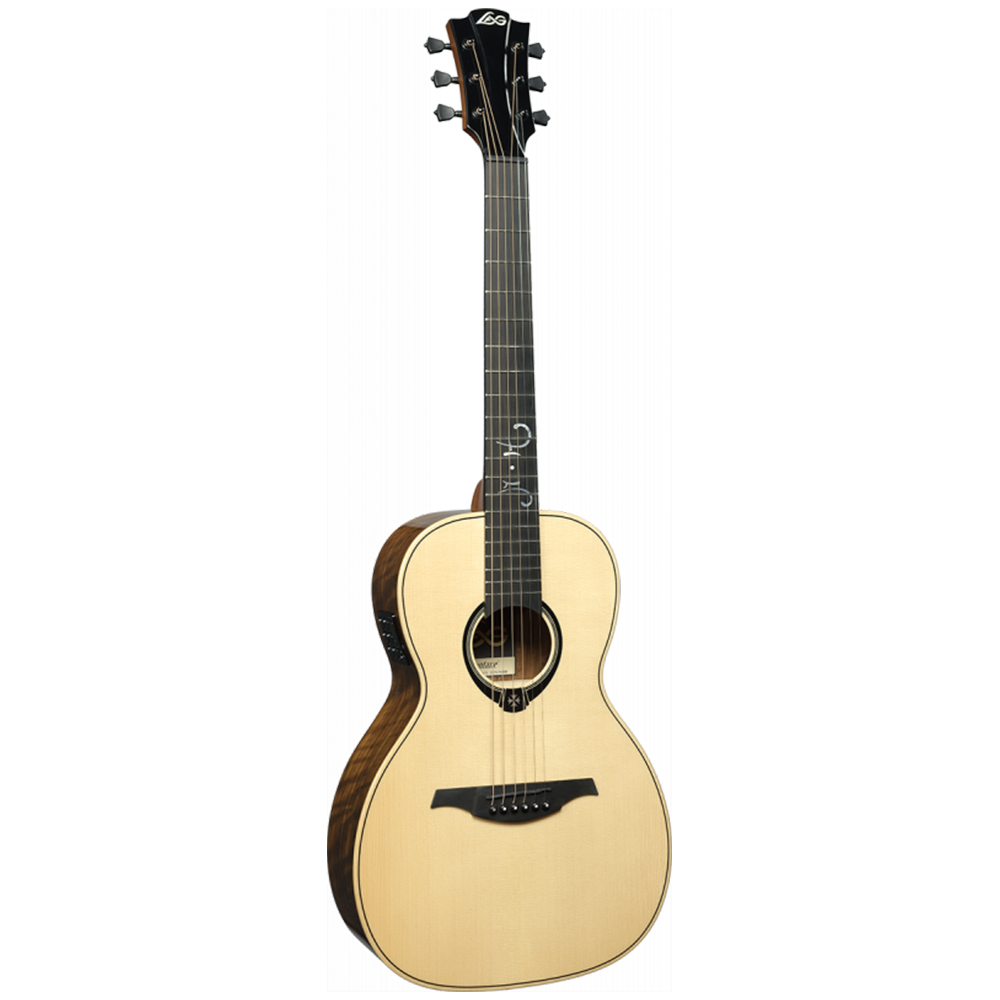 LAG GLA T318-MH-PE / Michel Haumont Signature Tramontane Parlor Elektro Akustik Gitar